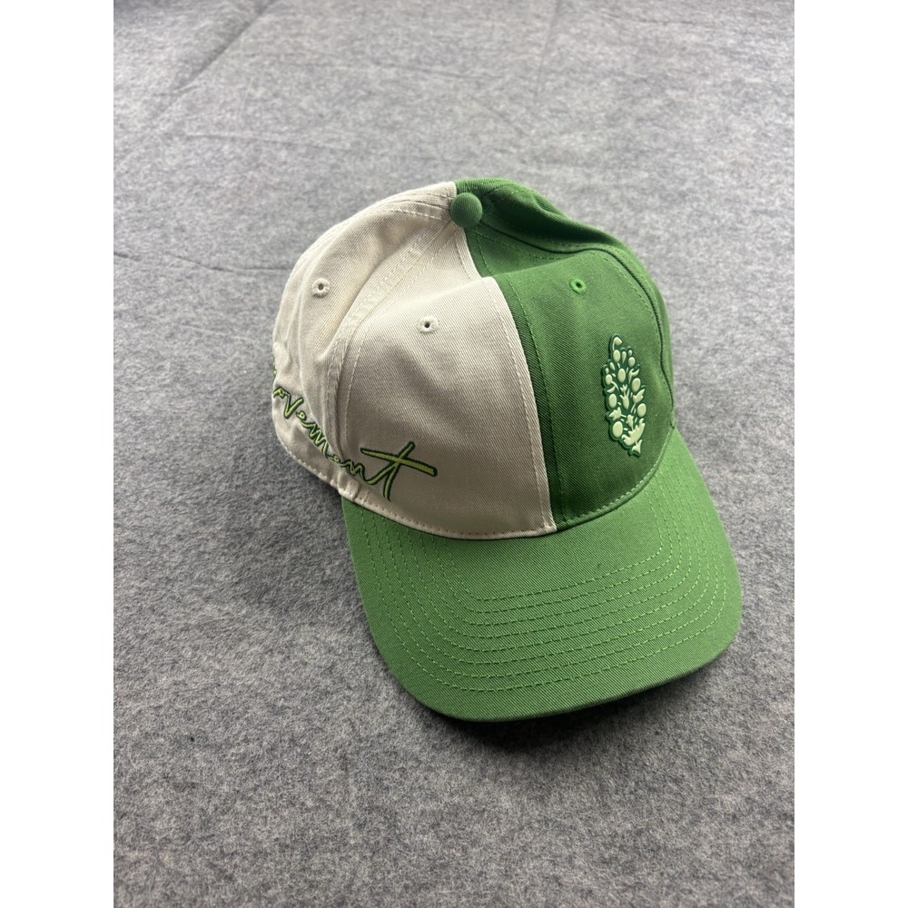 Free People Movement Double Hitter Baseball Hat Green Combo Sporty Athletic NWT